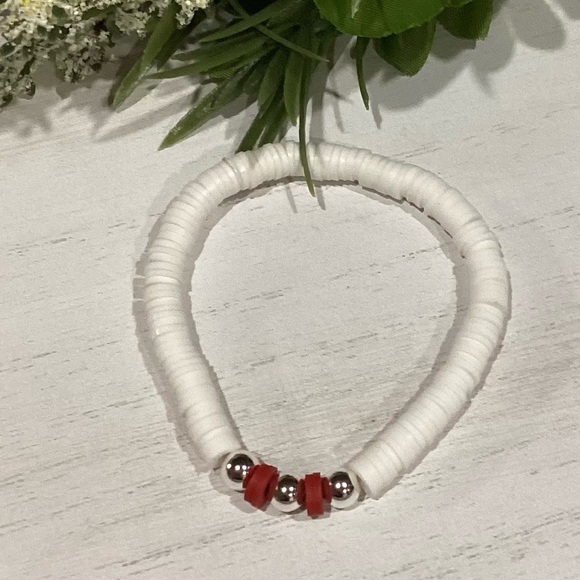 Silver Plated OU Sooners Custom Bracelet Stack - Picture 6 of 7